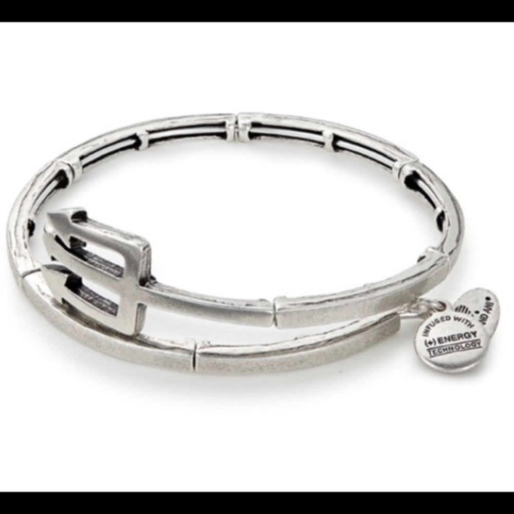 NWT Alex and‎ Ani Trident Wrap Bracelet Gold